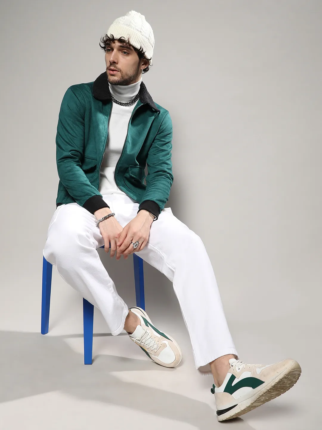 Zip-Front Jacket With Fleece Collar - Image 6