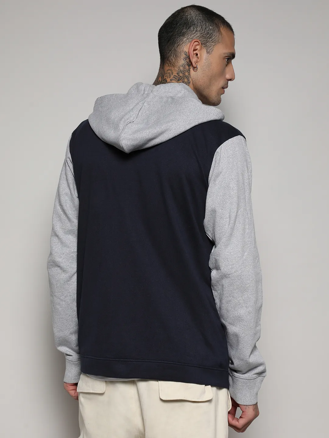 Button-Front Jacket With Contrast Detail - Image 4