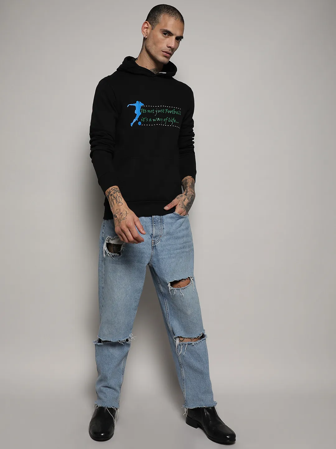 Zip-Front Hoodie With Insert Pocket - Image 5