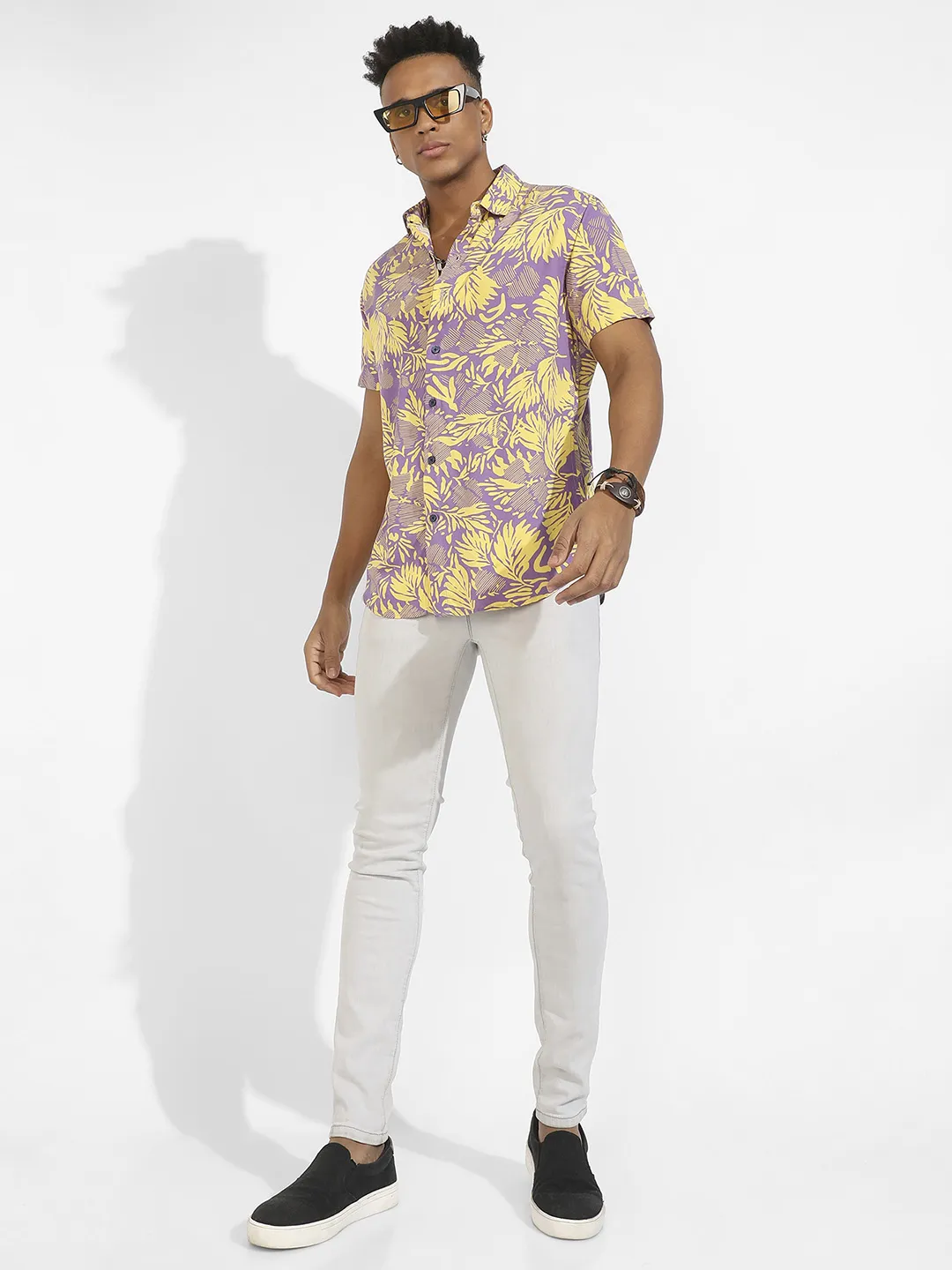 Contrast Foliage Shirt - Image 6