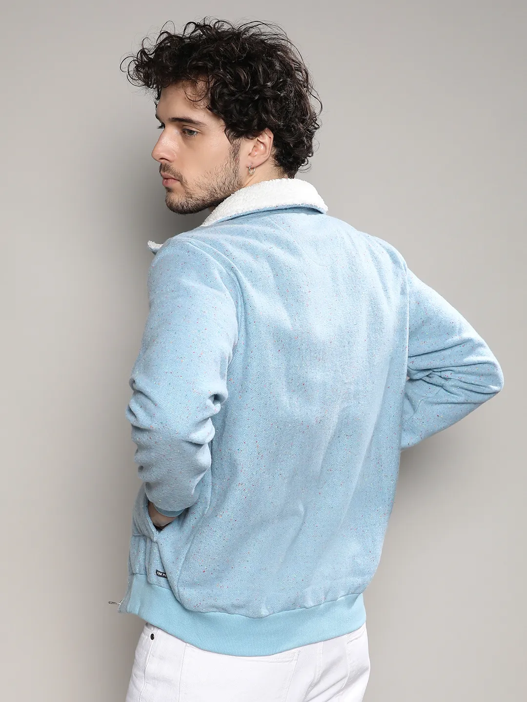 Zip-Front Jacket With Fleece Collar - Image 4