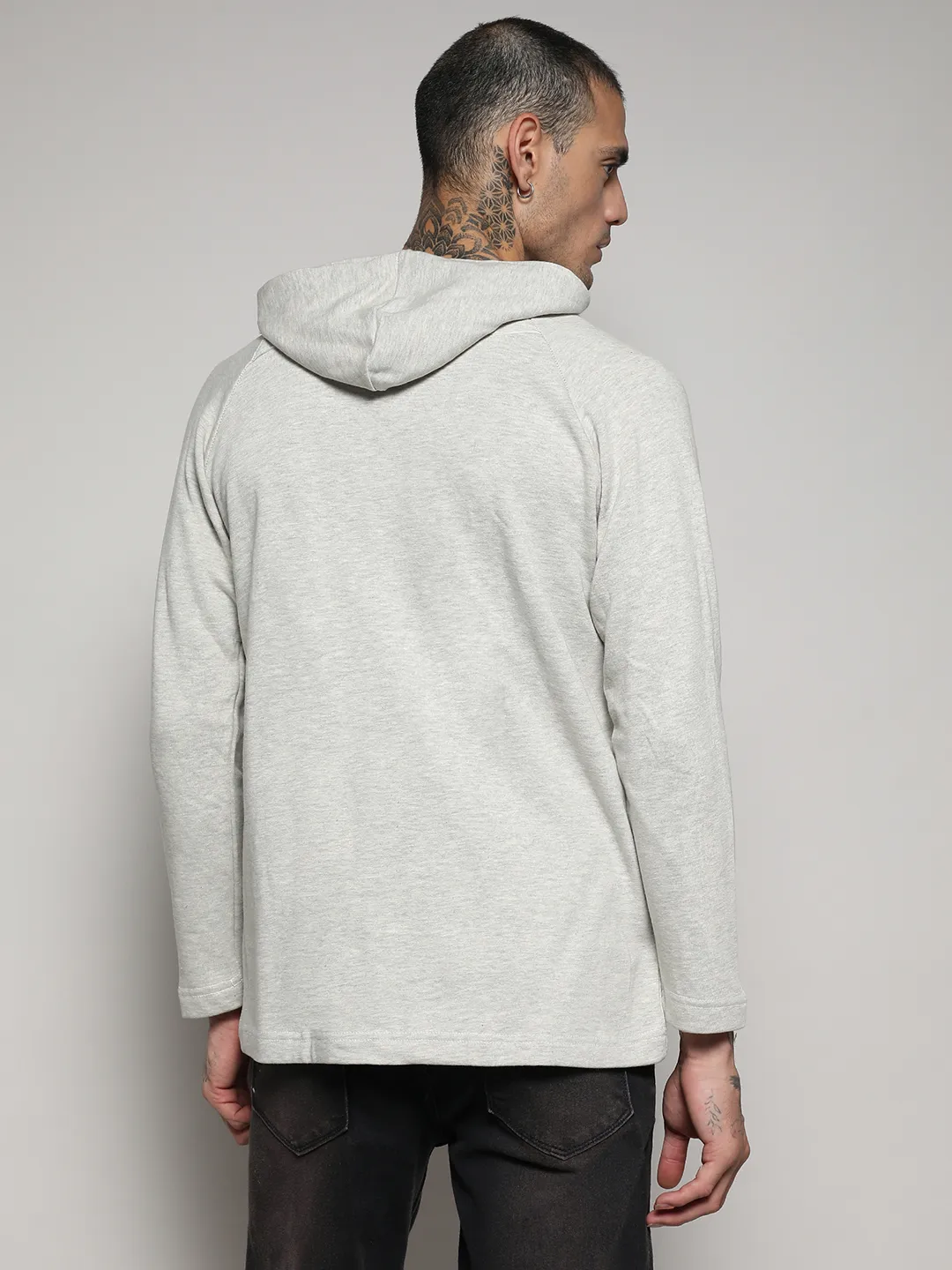 Double-Breasted Jacket With Hoodie - Image 4