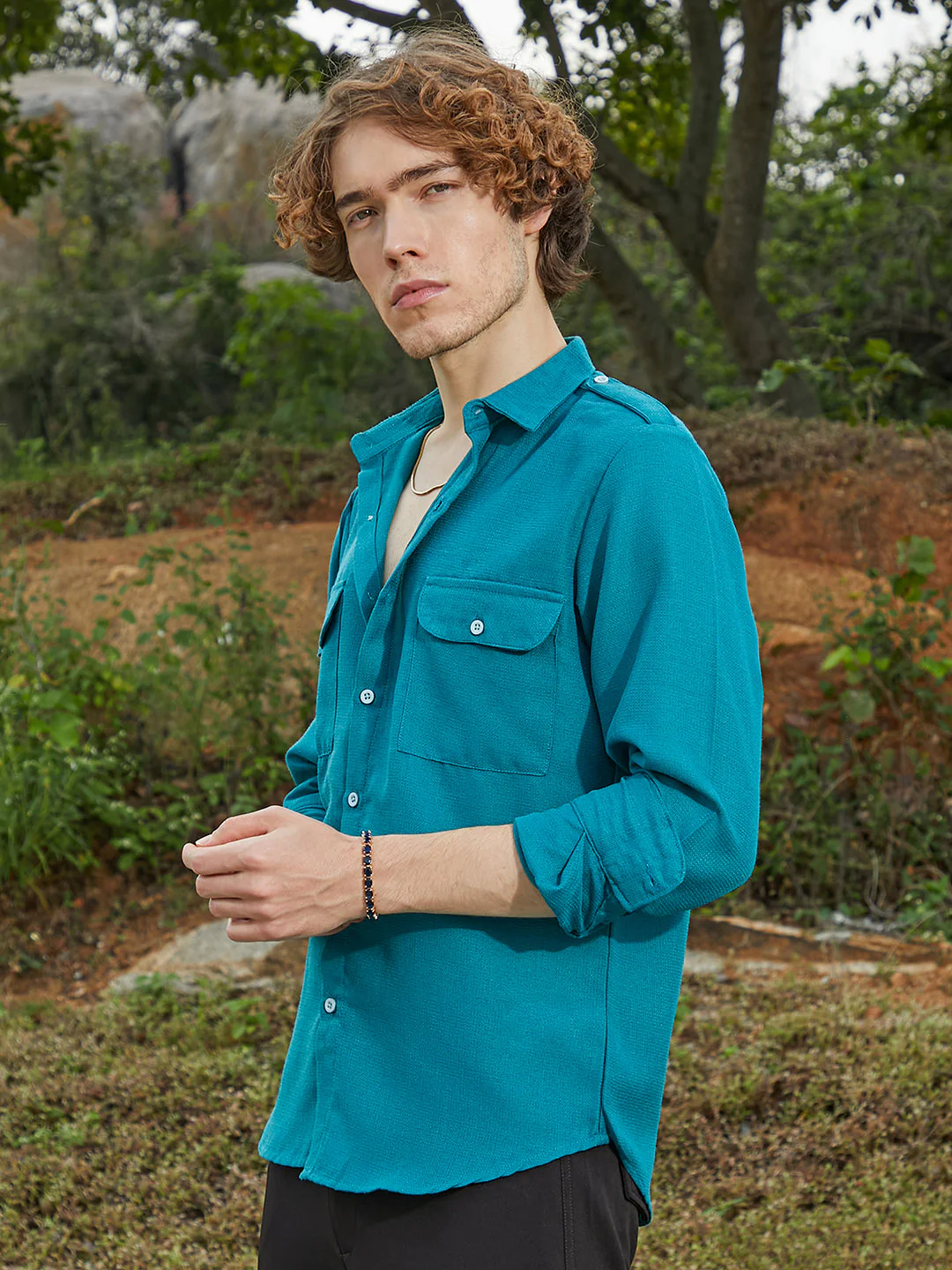 Woven Utility Shirt - Image 3