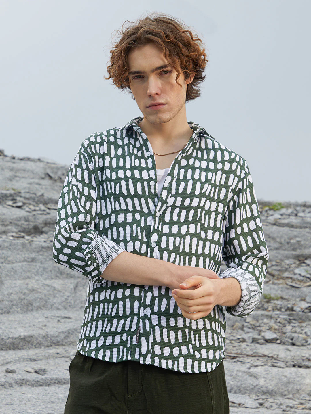 Gravel Woven Shirt - Image 2