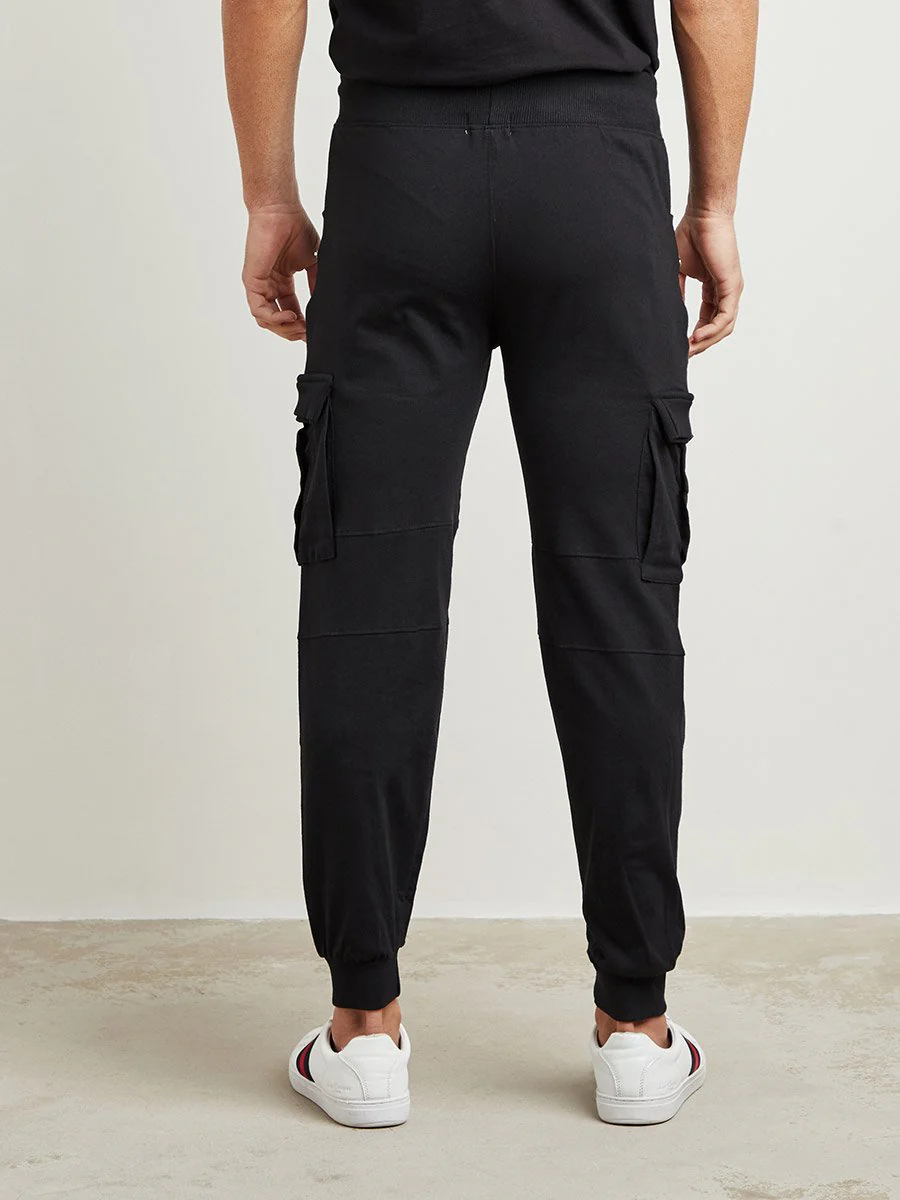 Black & Grey Trackpant - Image 3