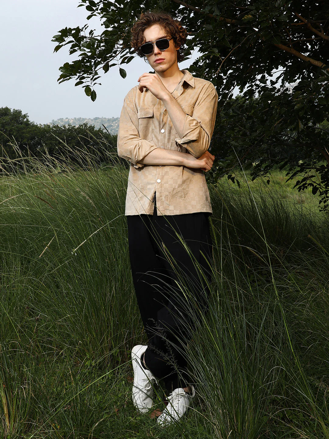 Cubic Velvet Utility Shacket - Image 6