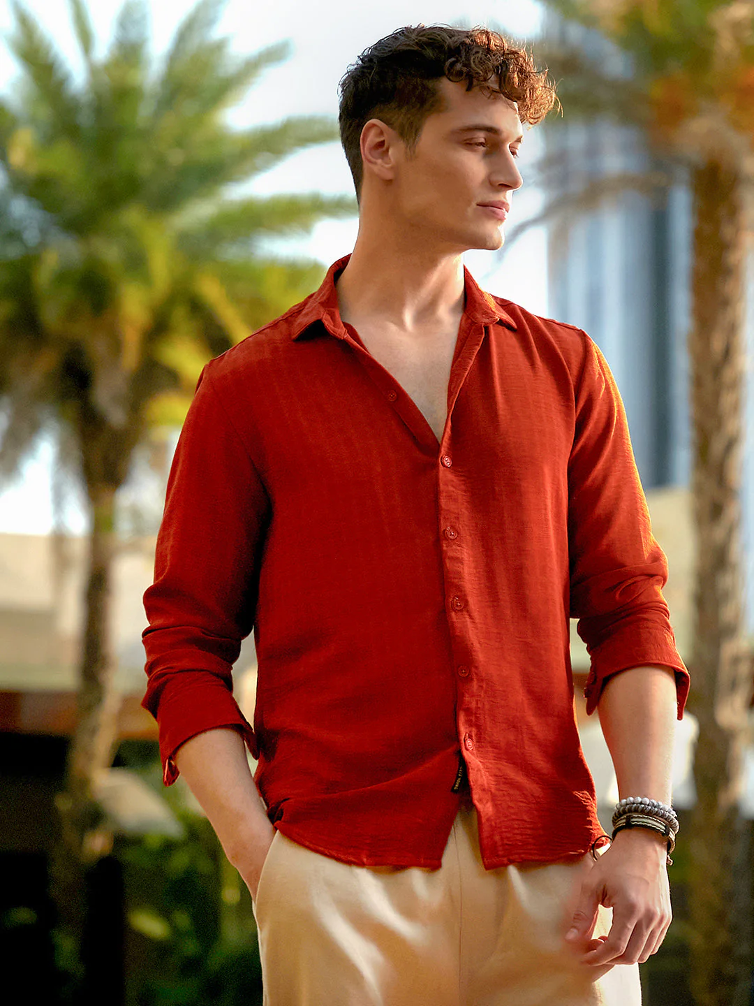 Cubic-Woven Regular Shirt - Image 3
