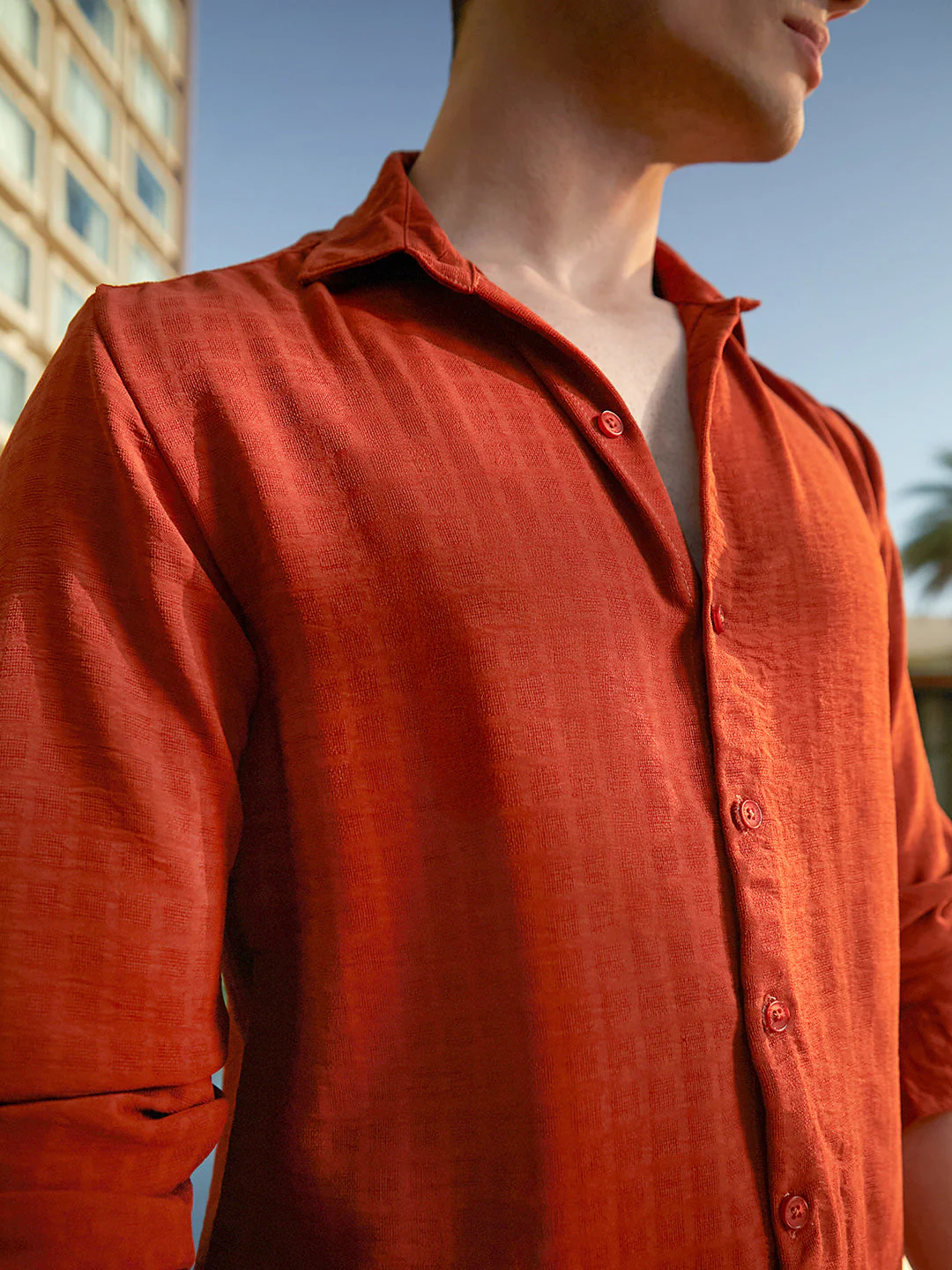 Cubic-Woven Regular Shirt - Image 8