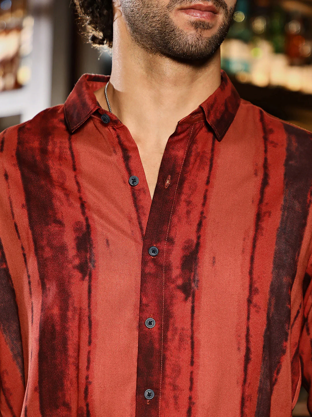 Dark-Tone Brushed Shirt - Image 7