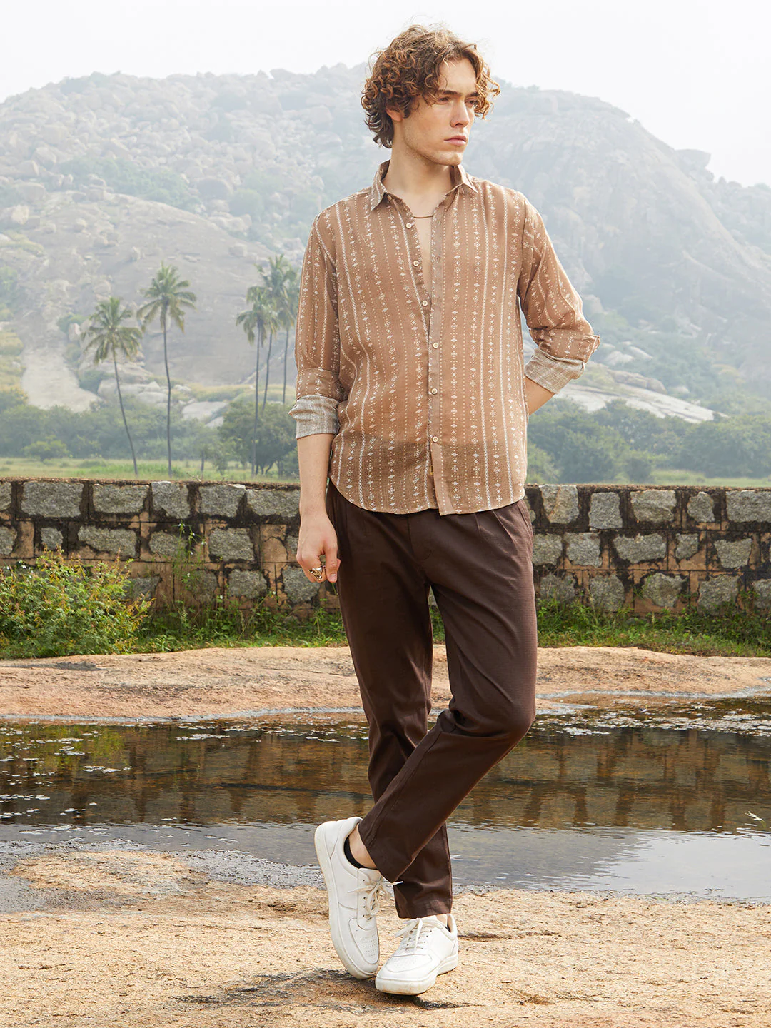 Ethnic Imprint Shirt - Image 5