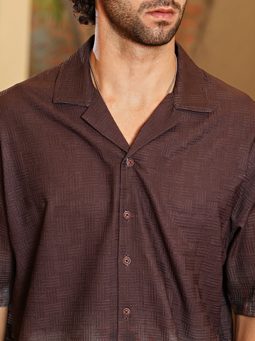 Abstract-Ombre Oversized Shirt - Image 7