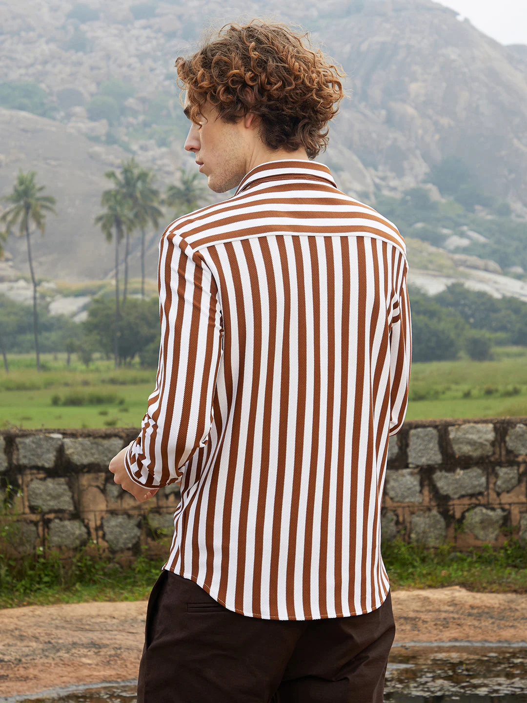Nautical-Stripe Utility Shirt - Image 4