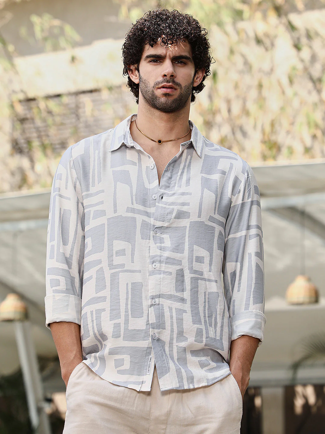 Abstract-Deco Regular Shirt - Image 2
