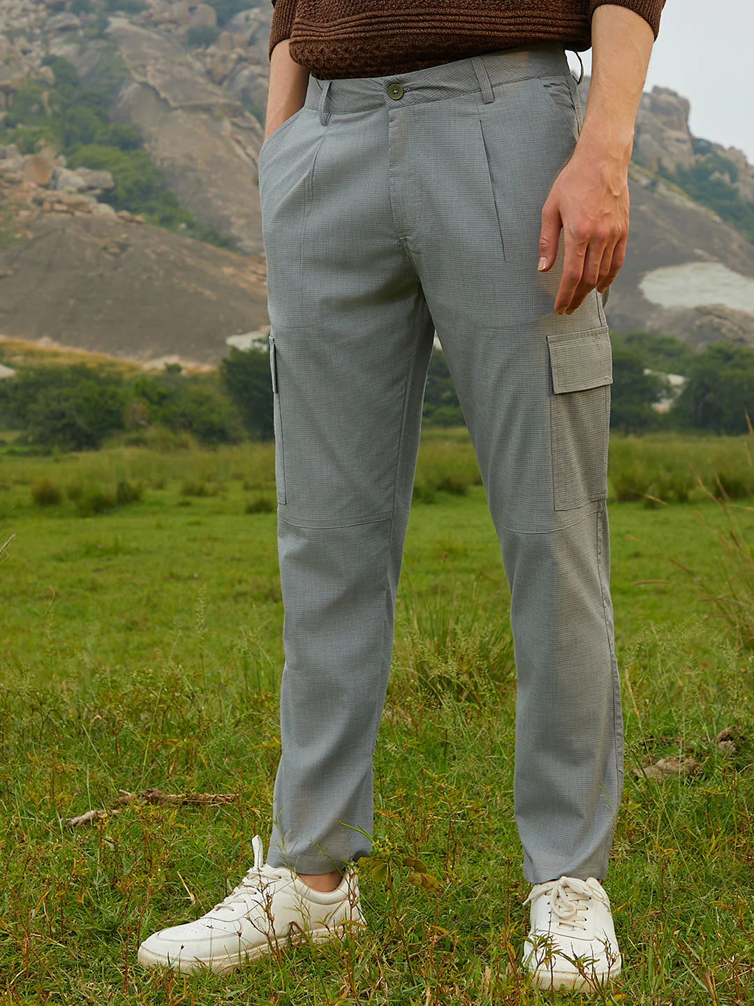 Lightweight - Slim-Fit Utility Trousers - Image 2