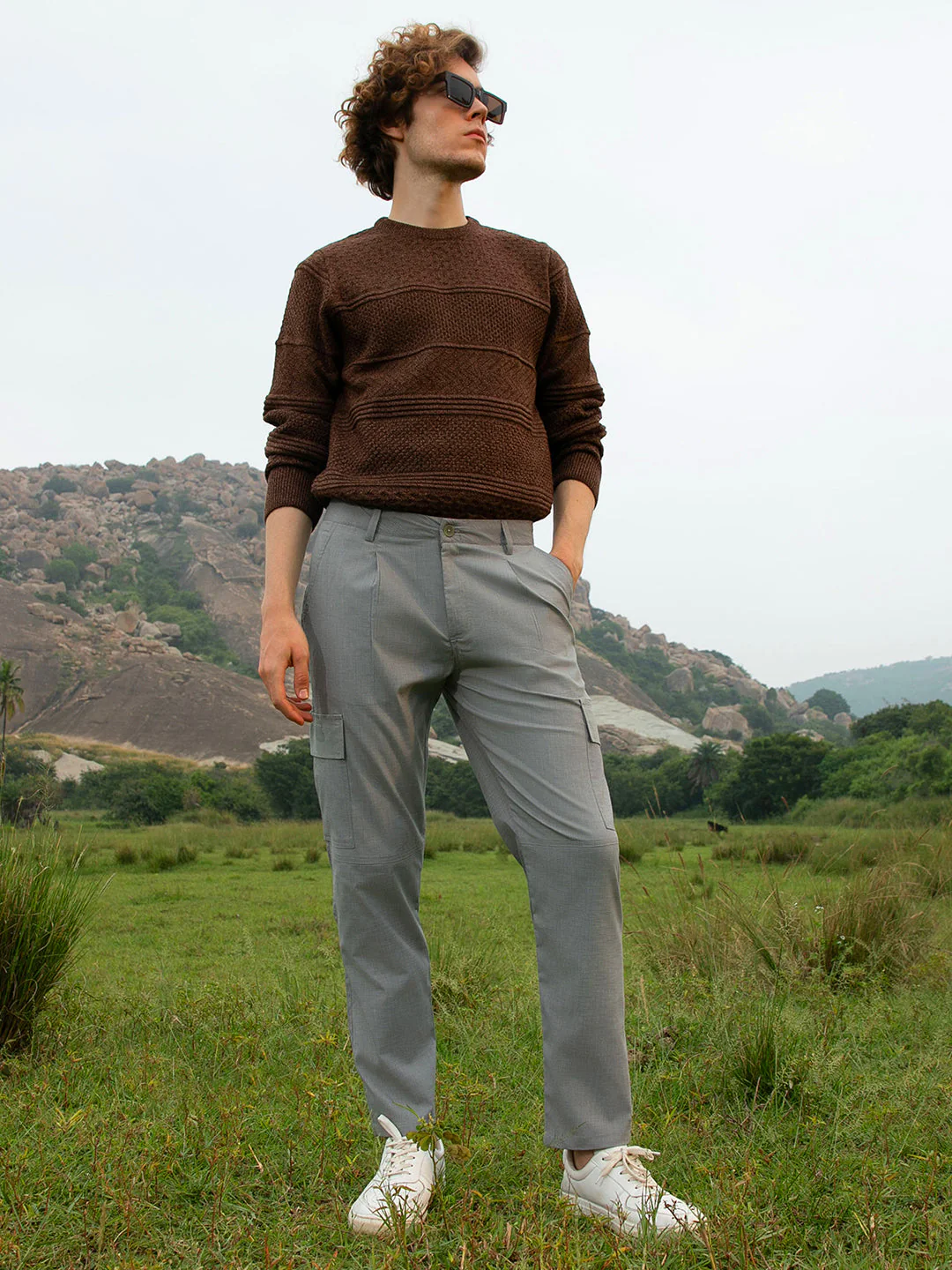 Lightweight - Slim-Fit Utility Trousers - Image 5