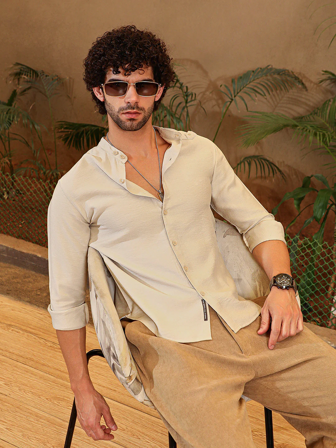 Breezy Mandarin Shirt