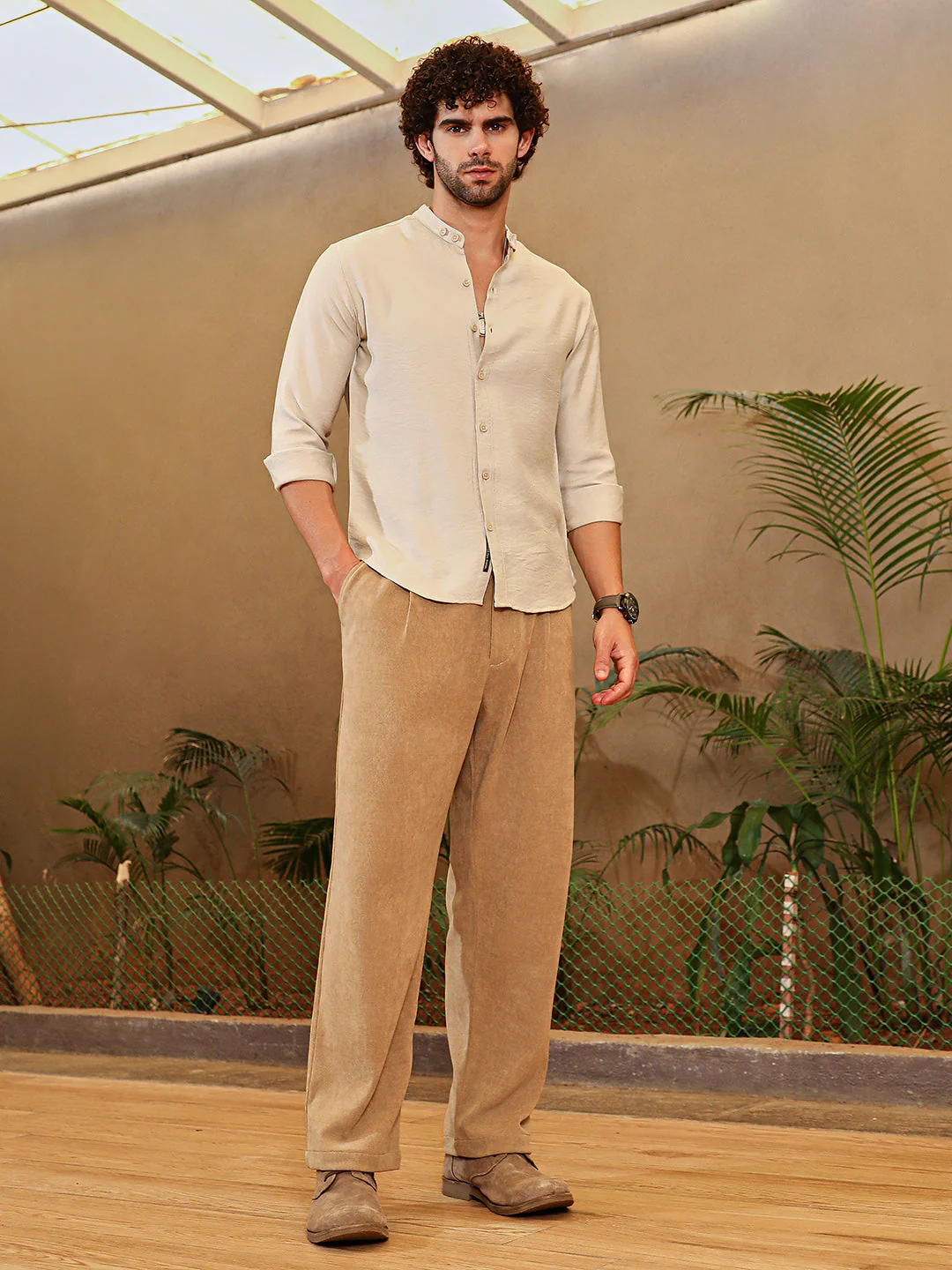 Breezy Mandarin Shirt - Image 5