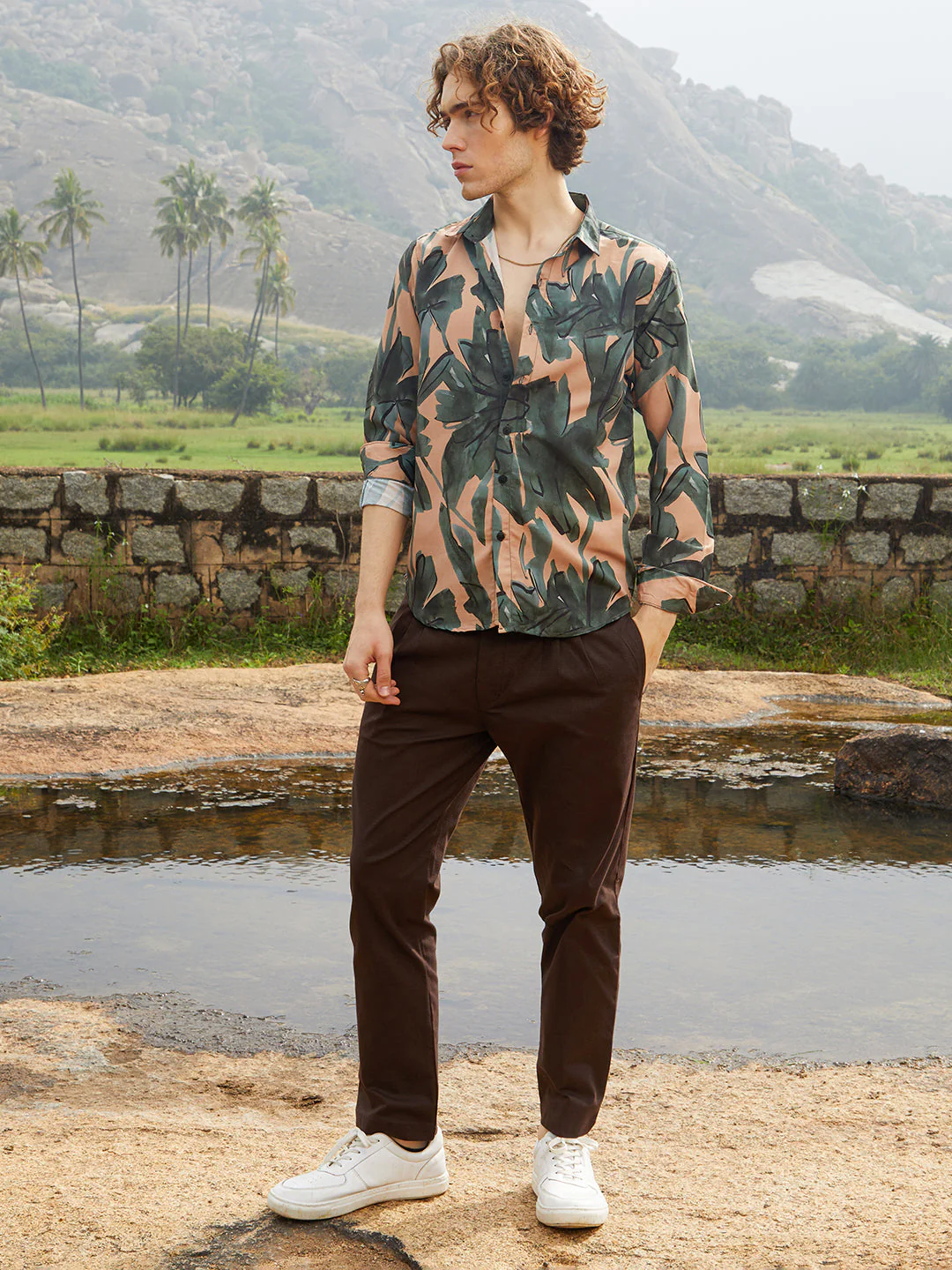 Artistic Botanical Shirt - Image 5