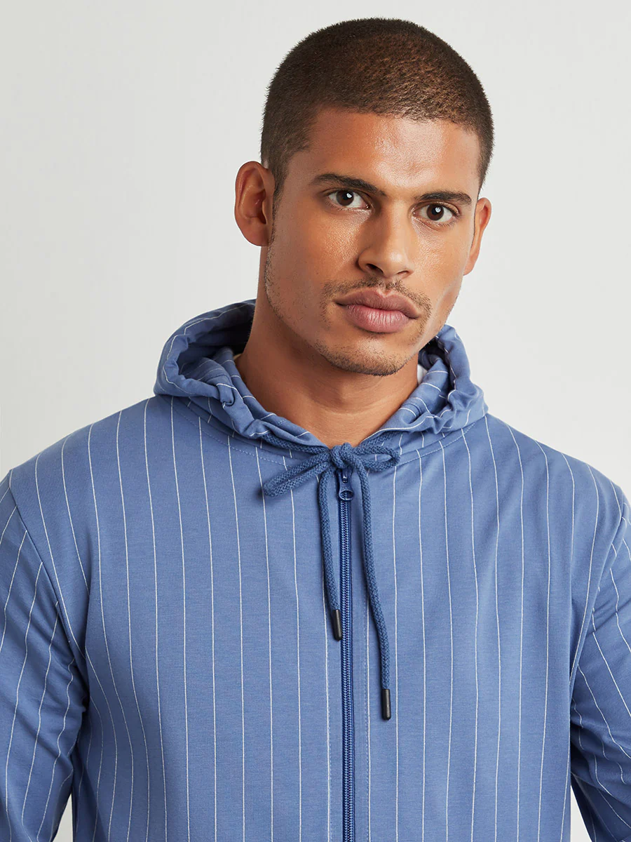 Full Sleeve Solid Blue Sweatshirt - Image 5