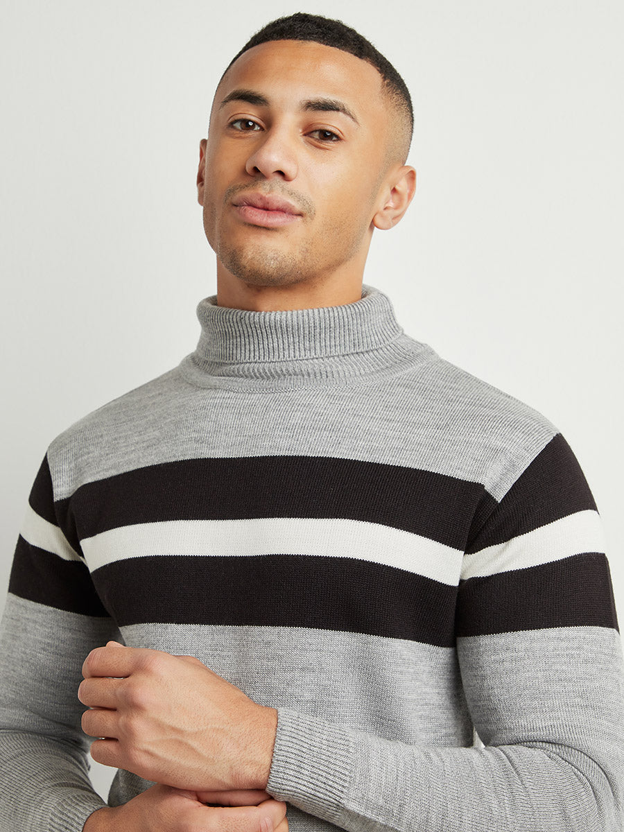 Full Sleeve Turtle Neck Sweater - Image 5