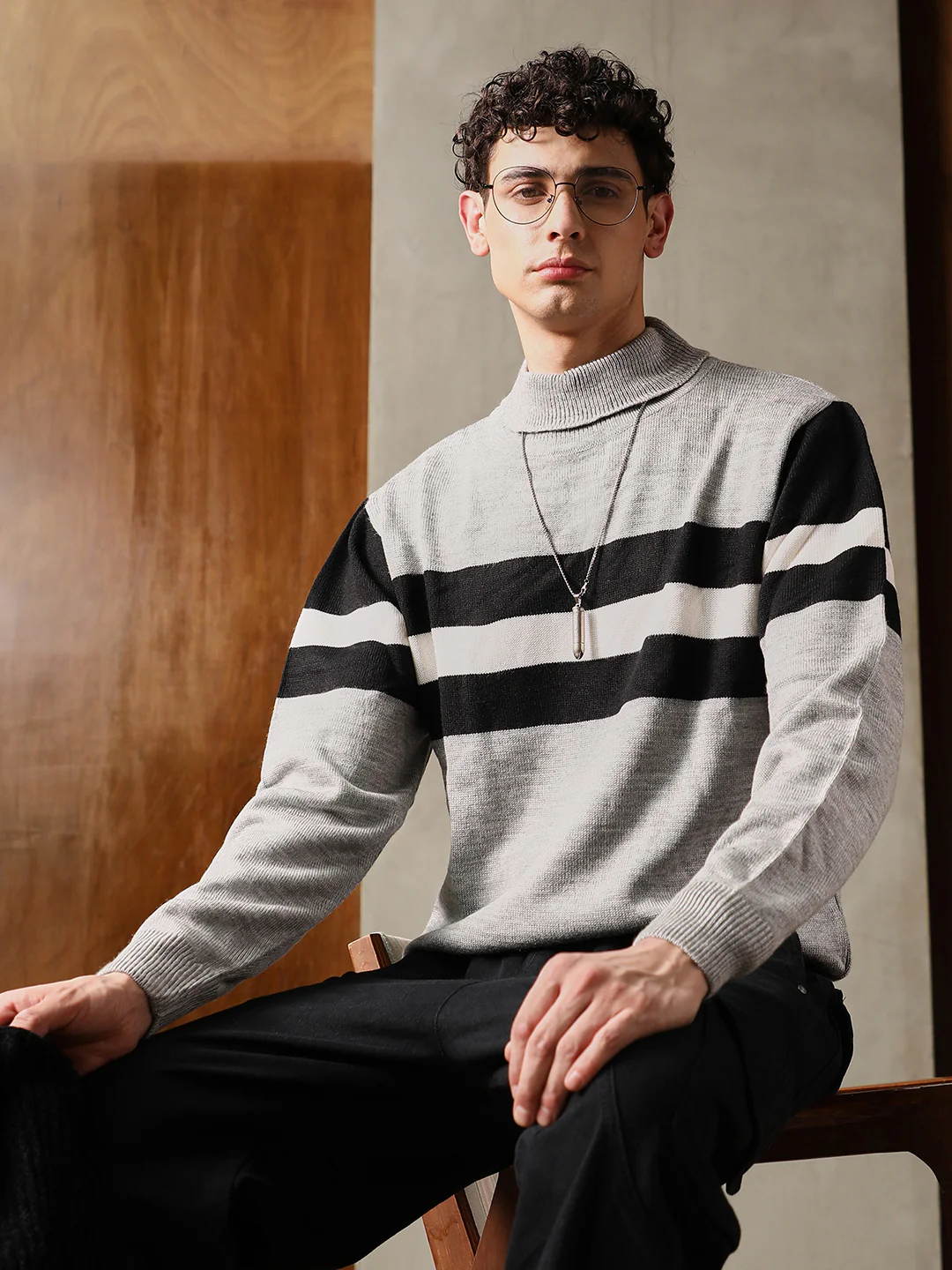 Full Sleeve Turtle Neck Sweater - Image 6
