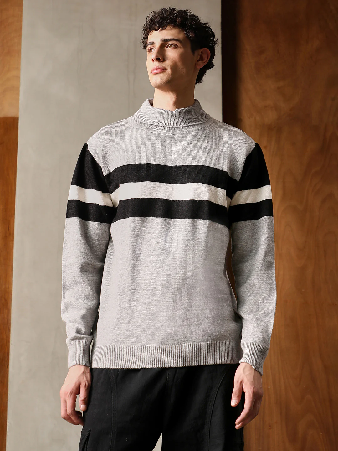 Full Sleeve Turtle Neck Sweater - Image 7