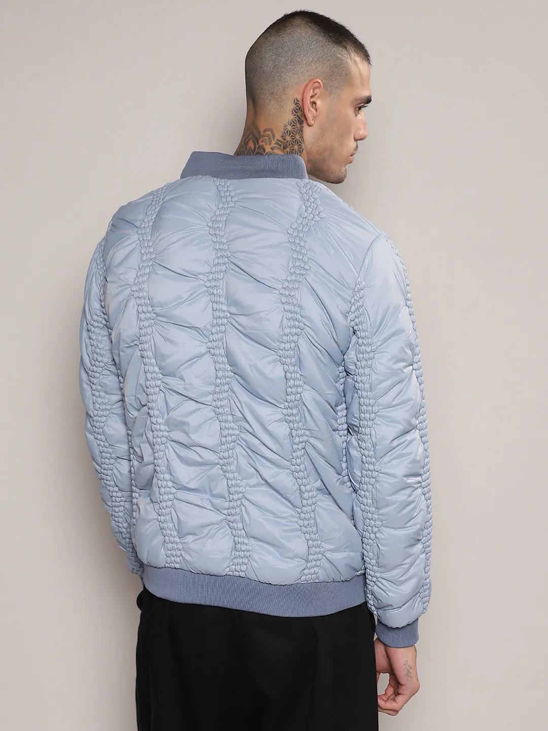 Braided Crease Puffer Jacket - Image 4