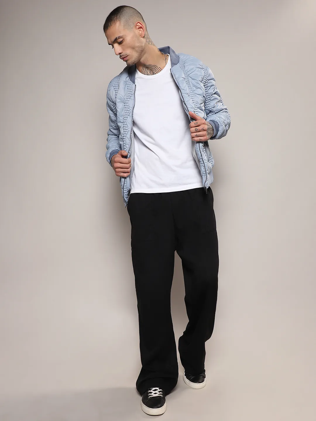 Braided Crease Puffer Jacket - Image 5