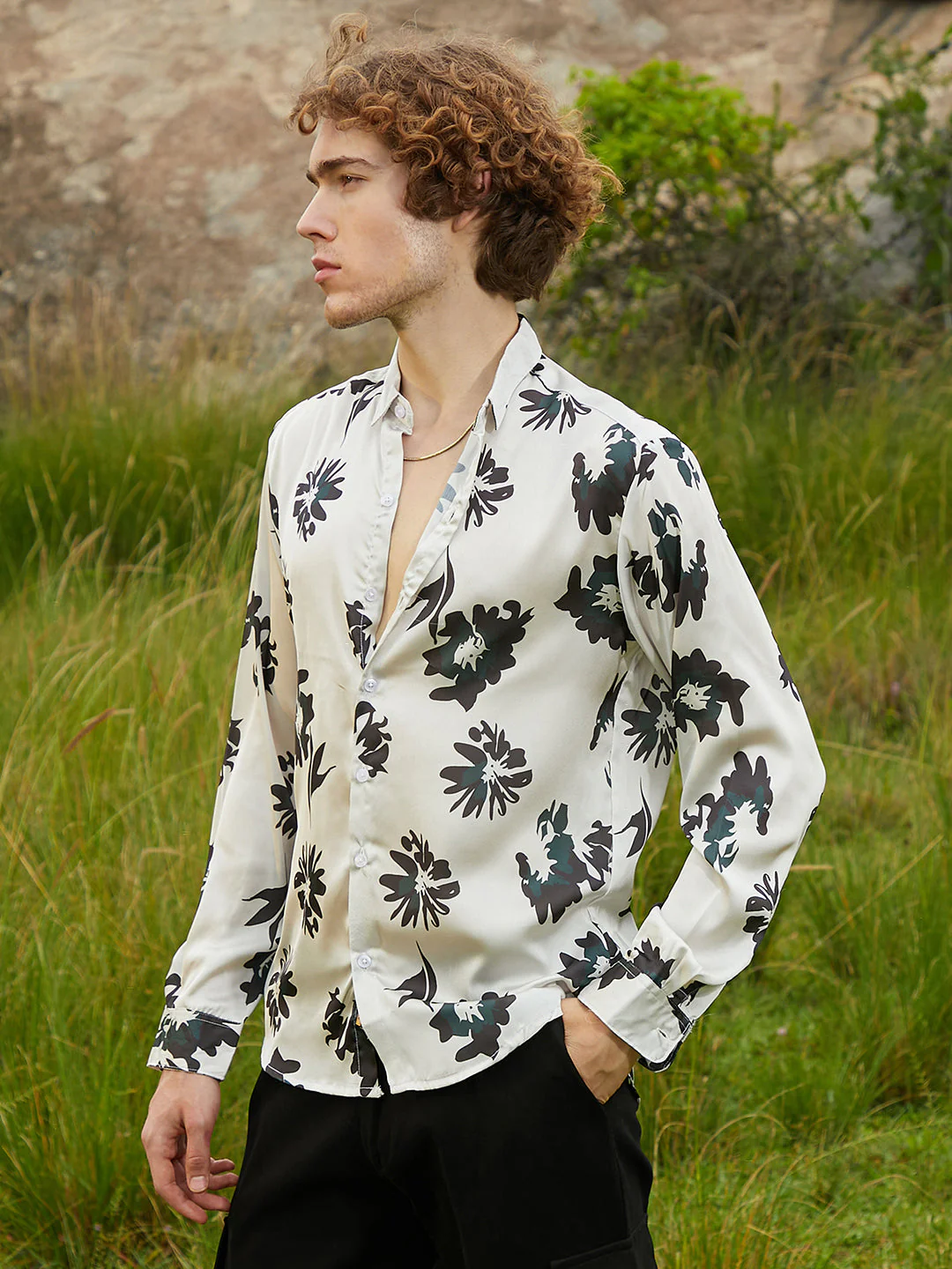 Flora-Stamp Shirt - Image 3