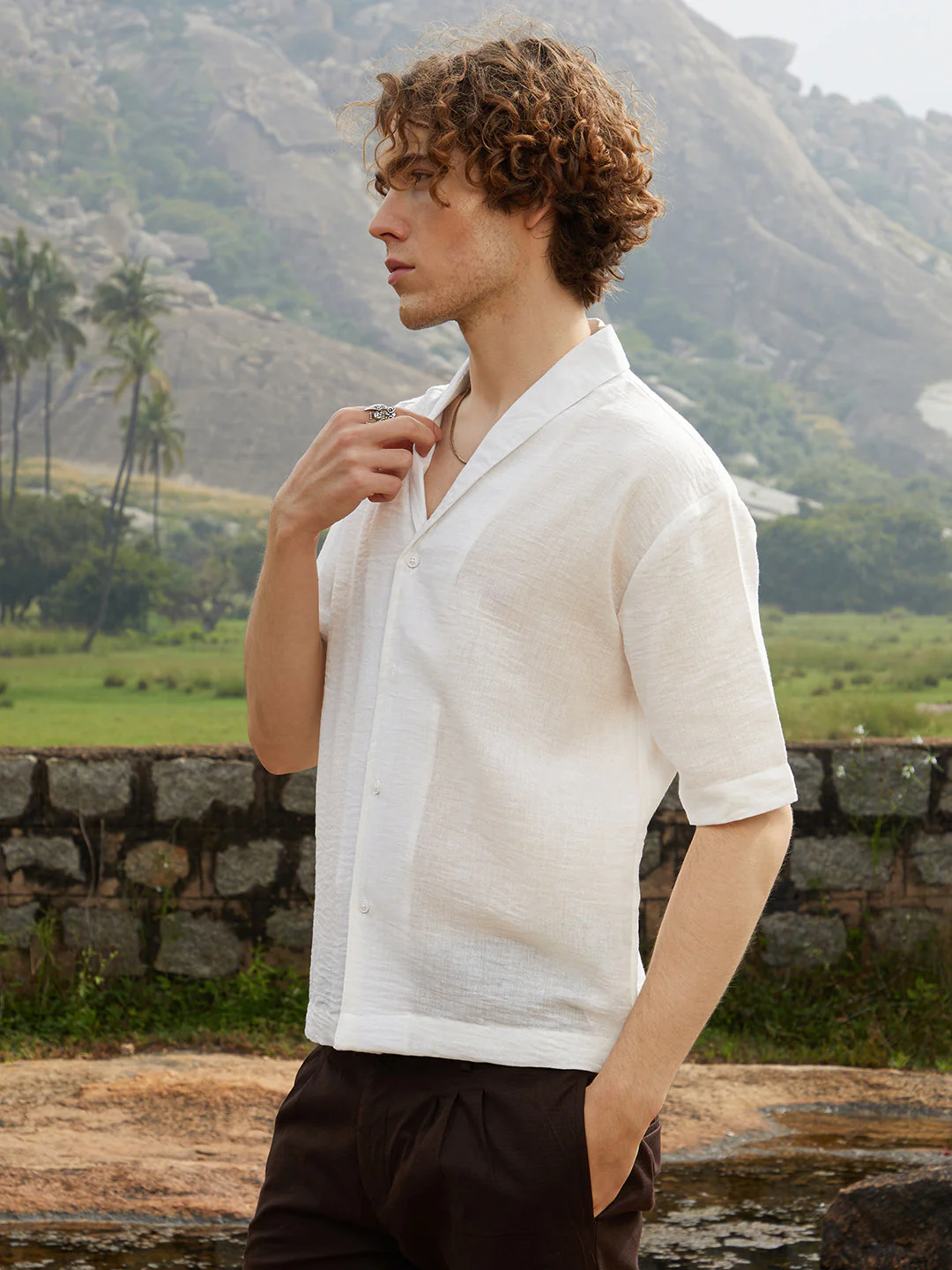 Solid Breezy Shirt - Image 3