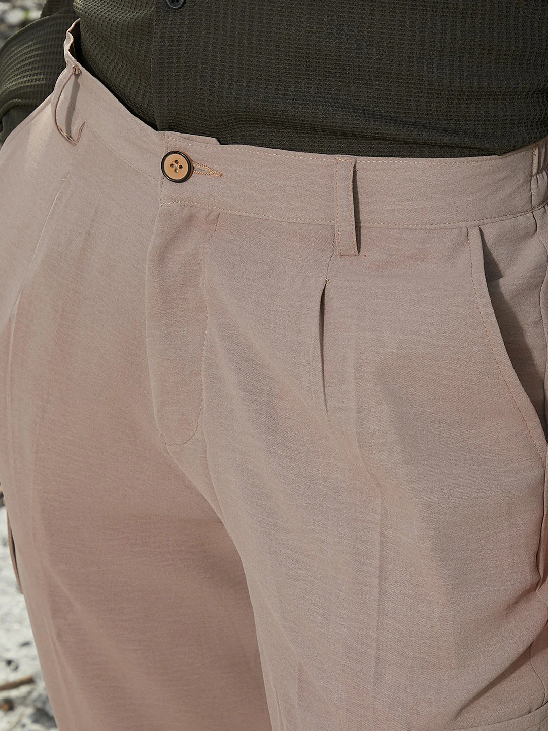 Lightweight - Crinkled Utility Trousers - Image 7