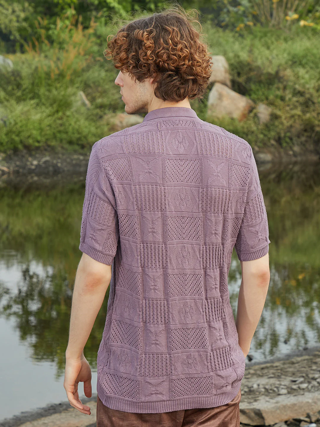 Patch-Knit Shirt - Image 4