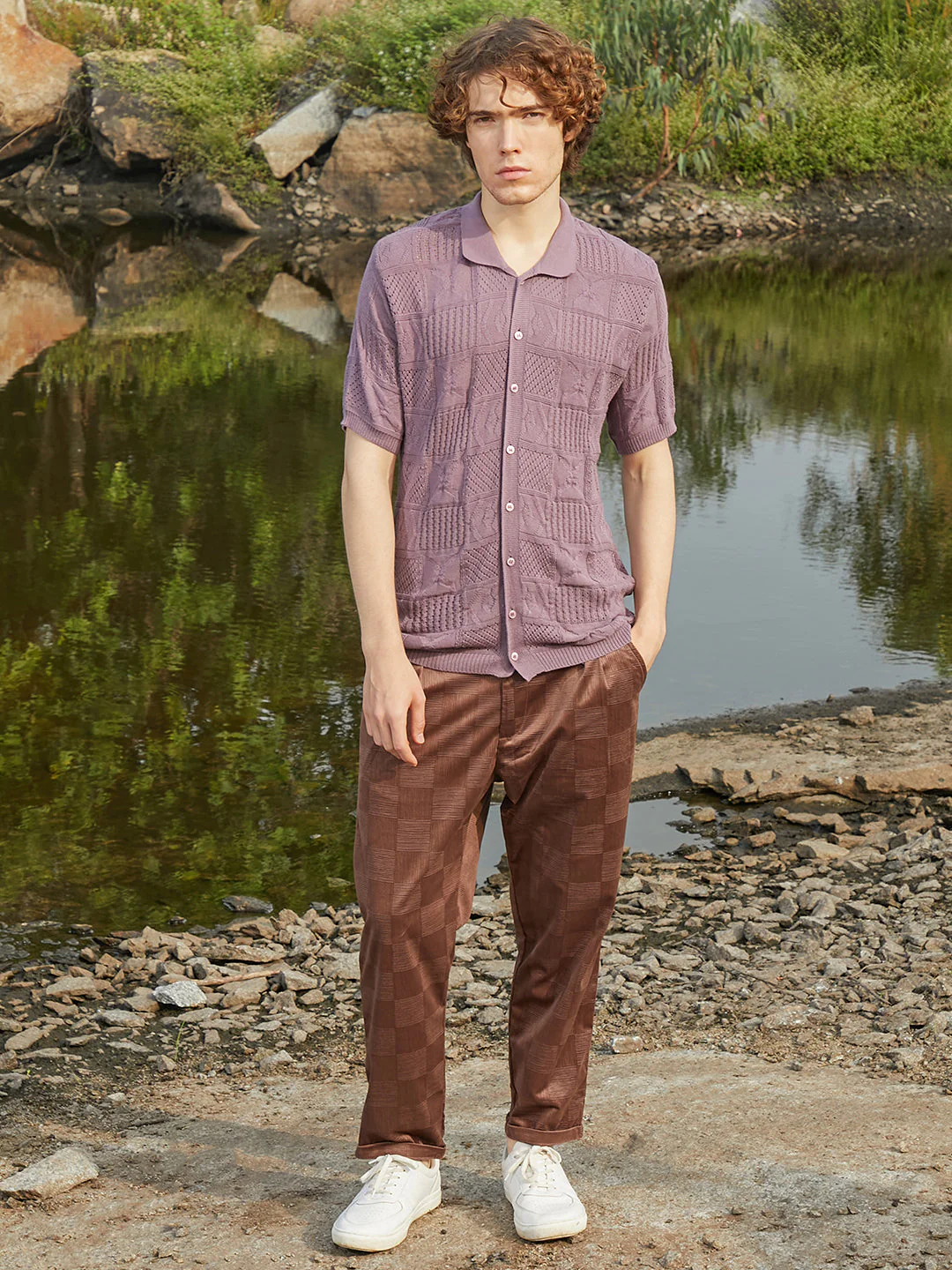 Patch-Knit Shirt - Image 5