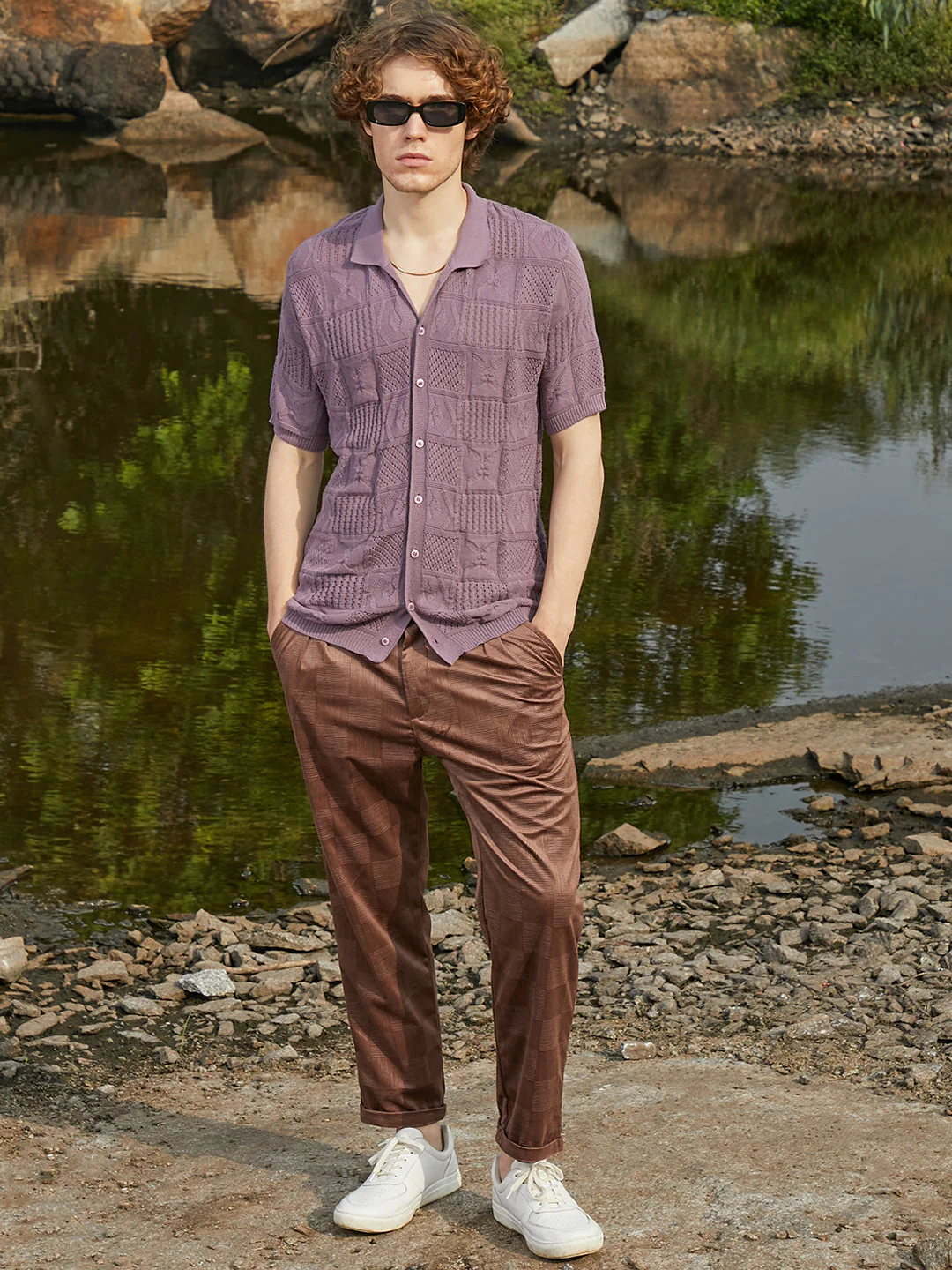 Patch-Knit Shirt - Image 6