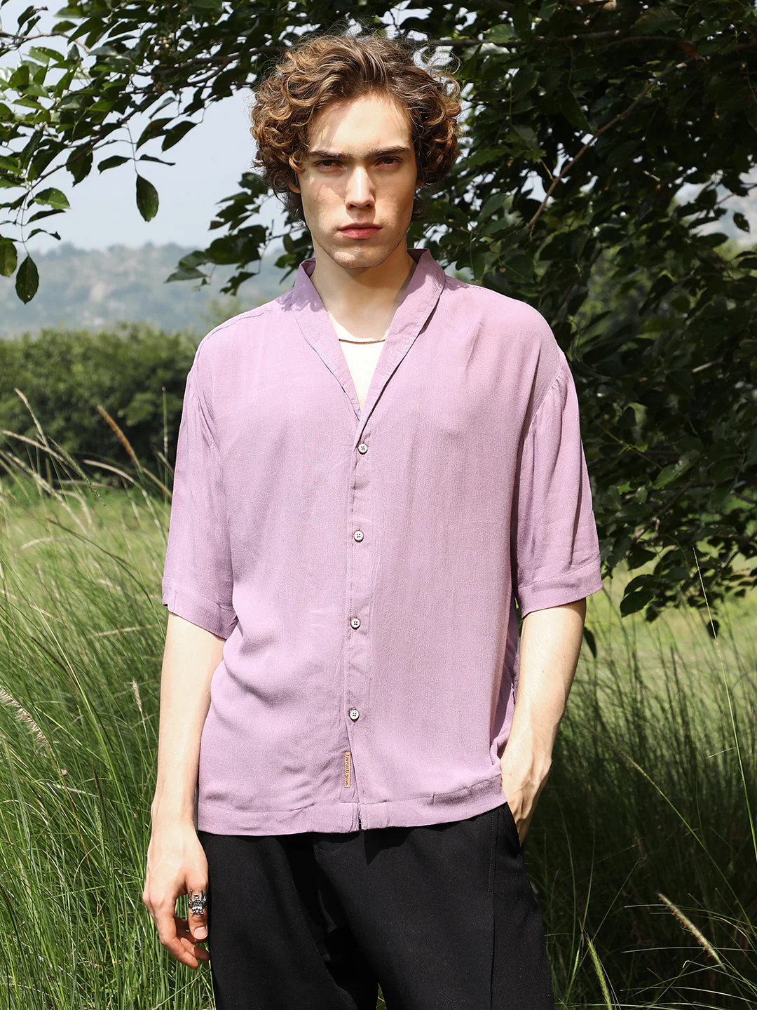 Solid Breezy Shirt - Image 2