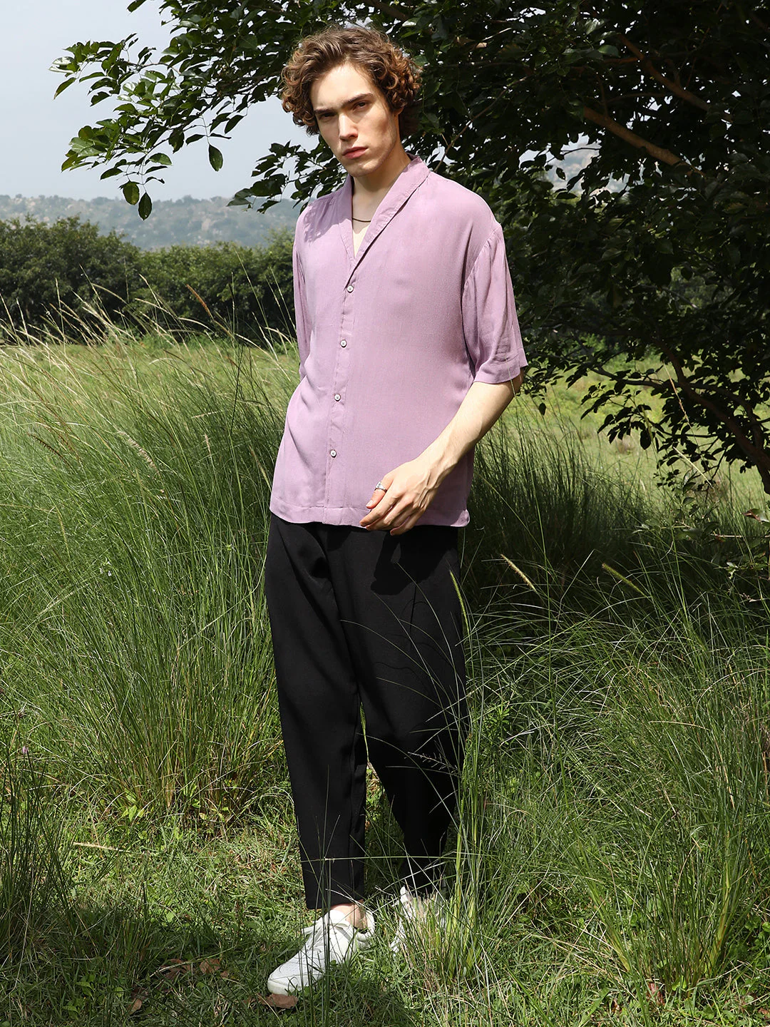 Solid Breezy Shirt - Image 5