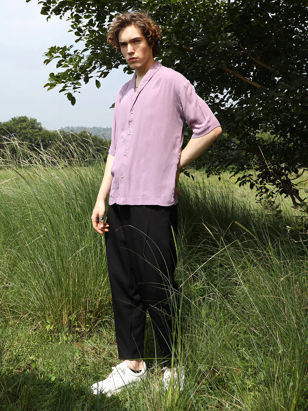 Solid Breezy Shirt - Image 6