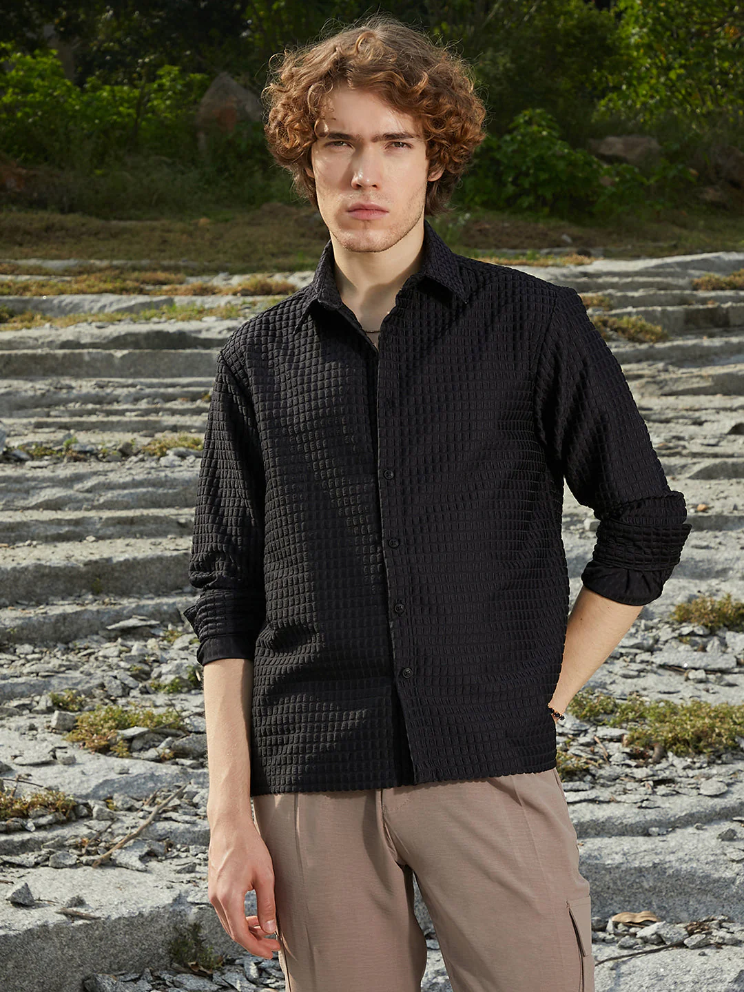 Quad-Tactile Oversized Shirt - Image 2