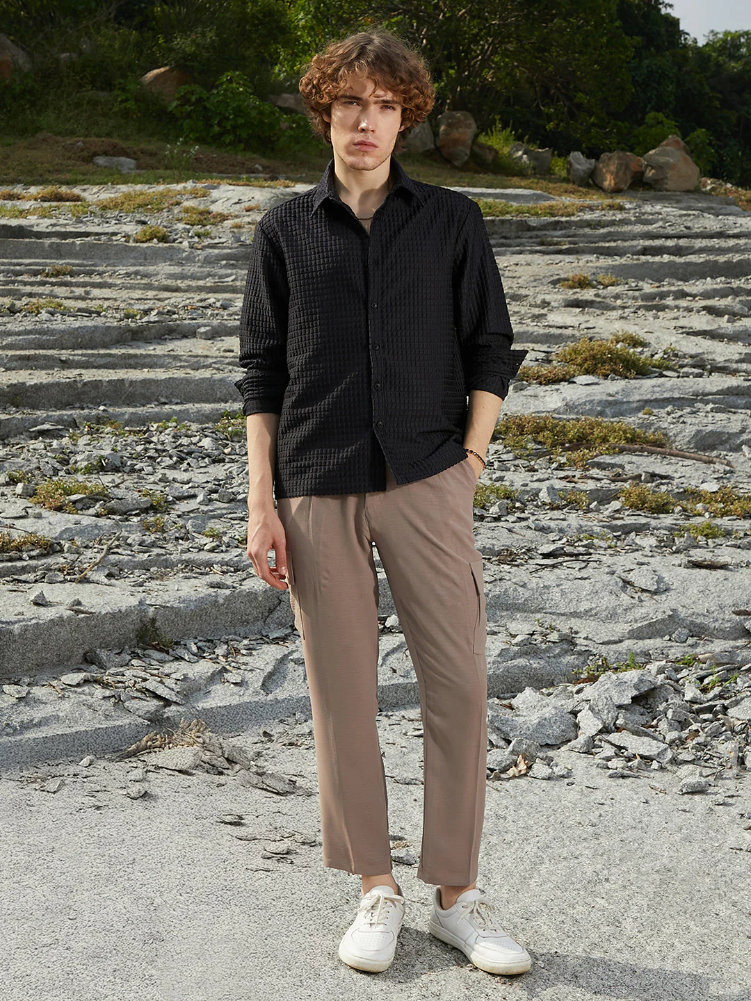 Quad-Tactile Oversized Shirt - Image 5