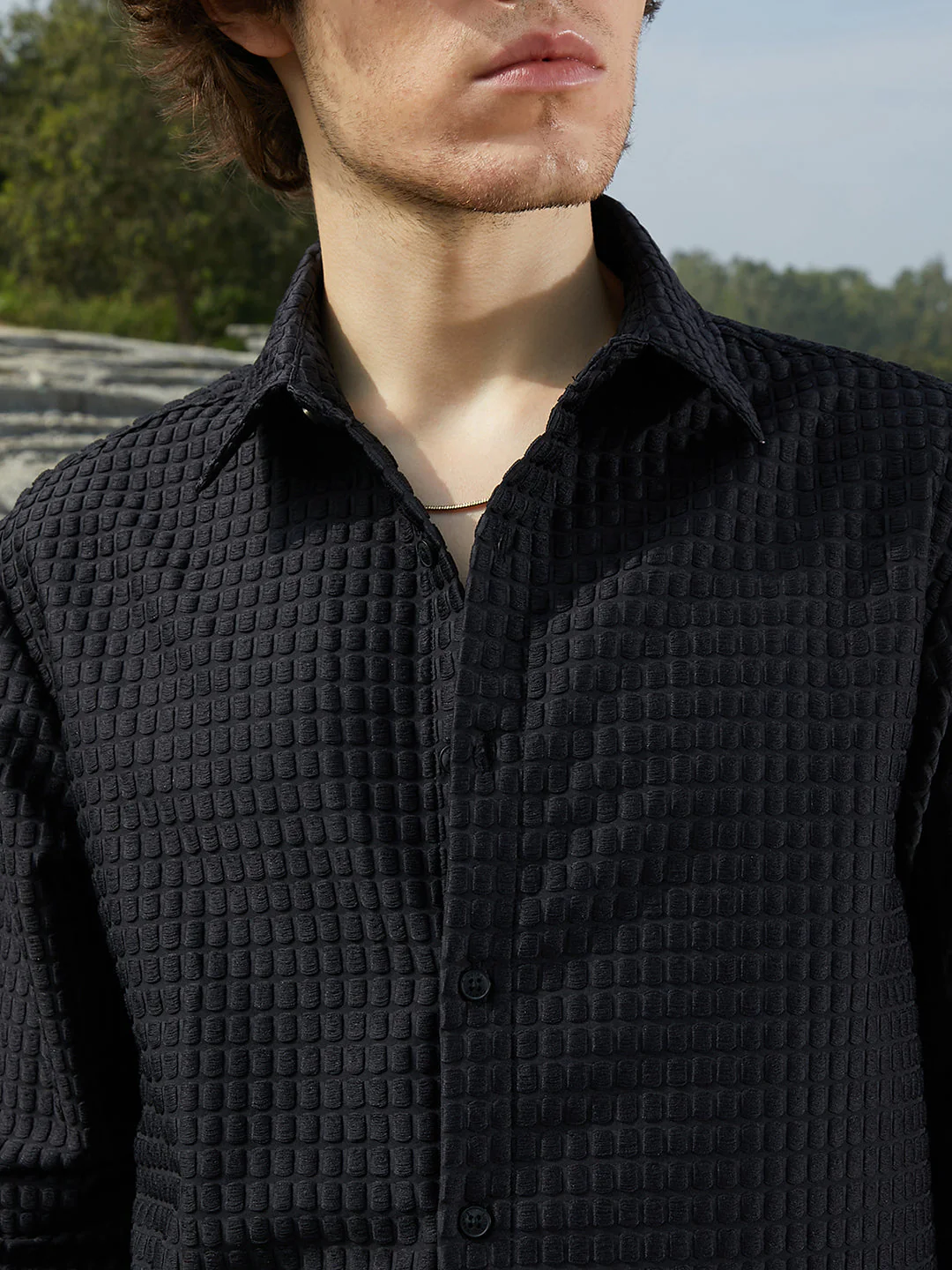 Quad-Tactile Oversized Shirt - Image 7