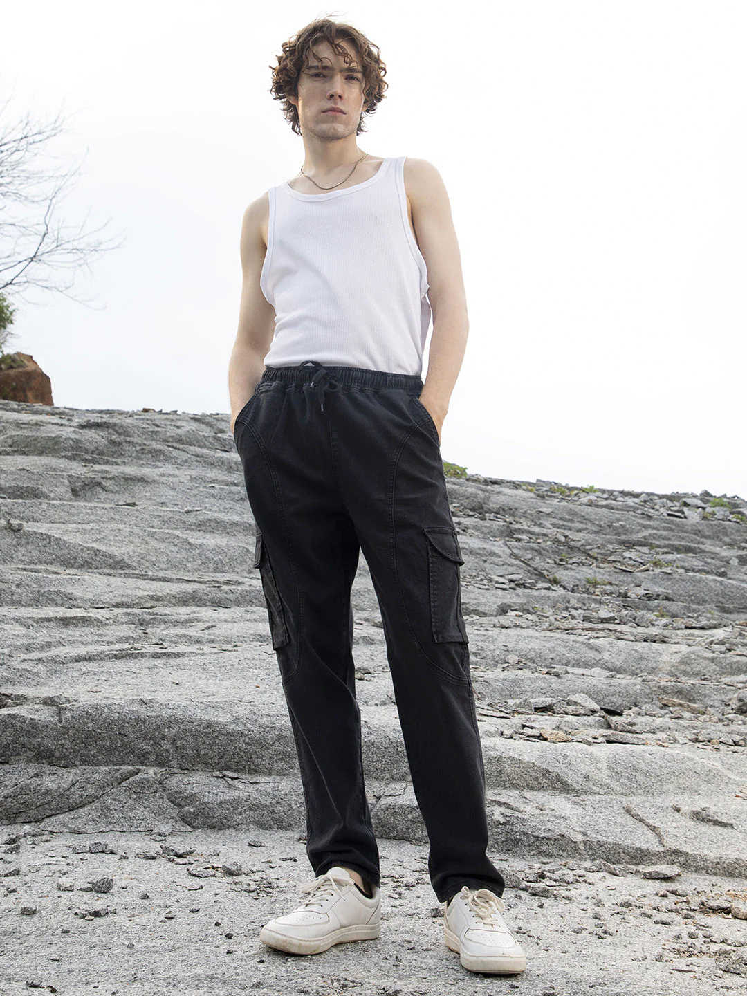 Straight-Fit Utility Denim Jeans - Image 5