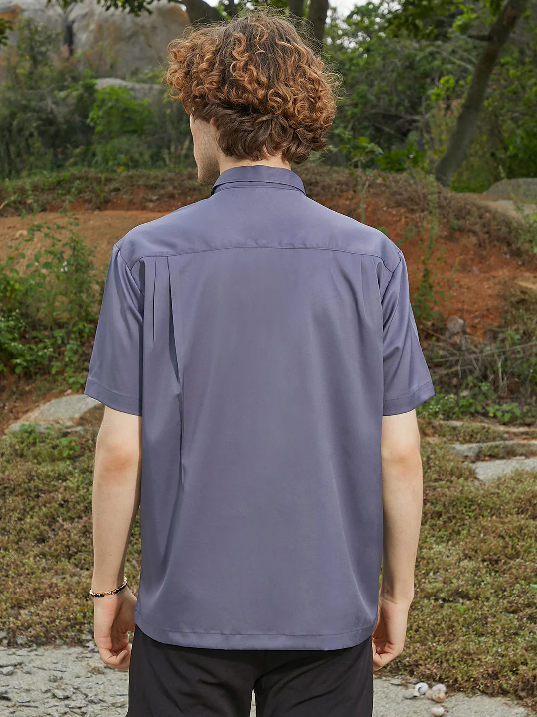 Satin Oversized Shirt - Image 4