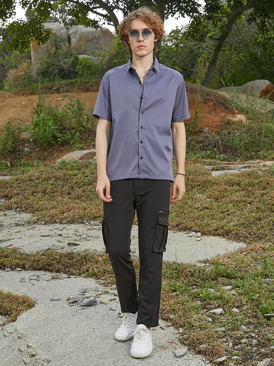 Satin Oversized Shirt - Image 6