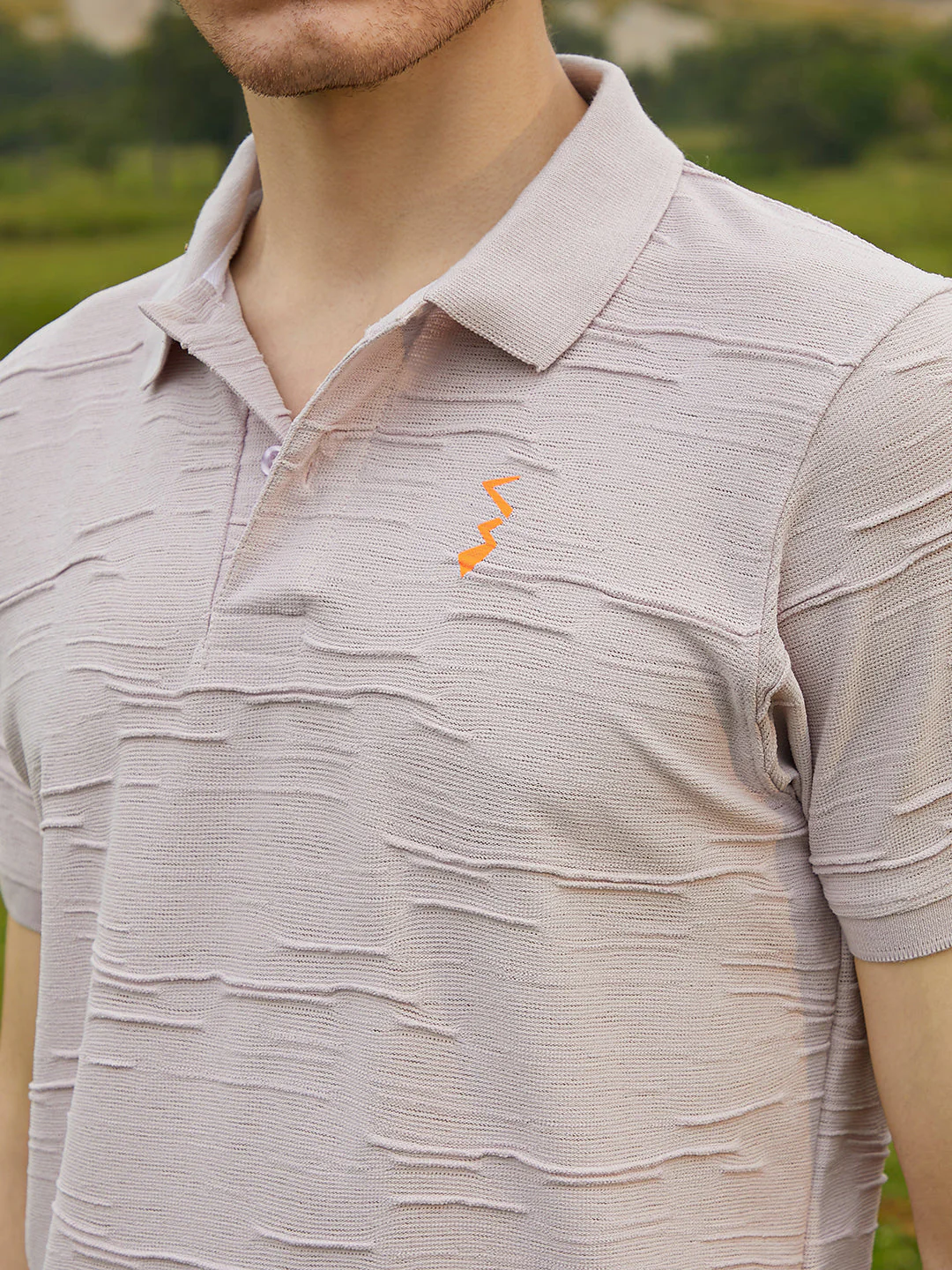 Solid Creased Polo T-Shirt - Image 7