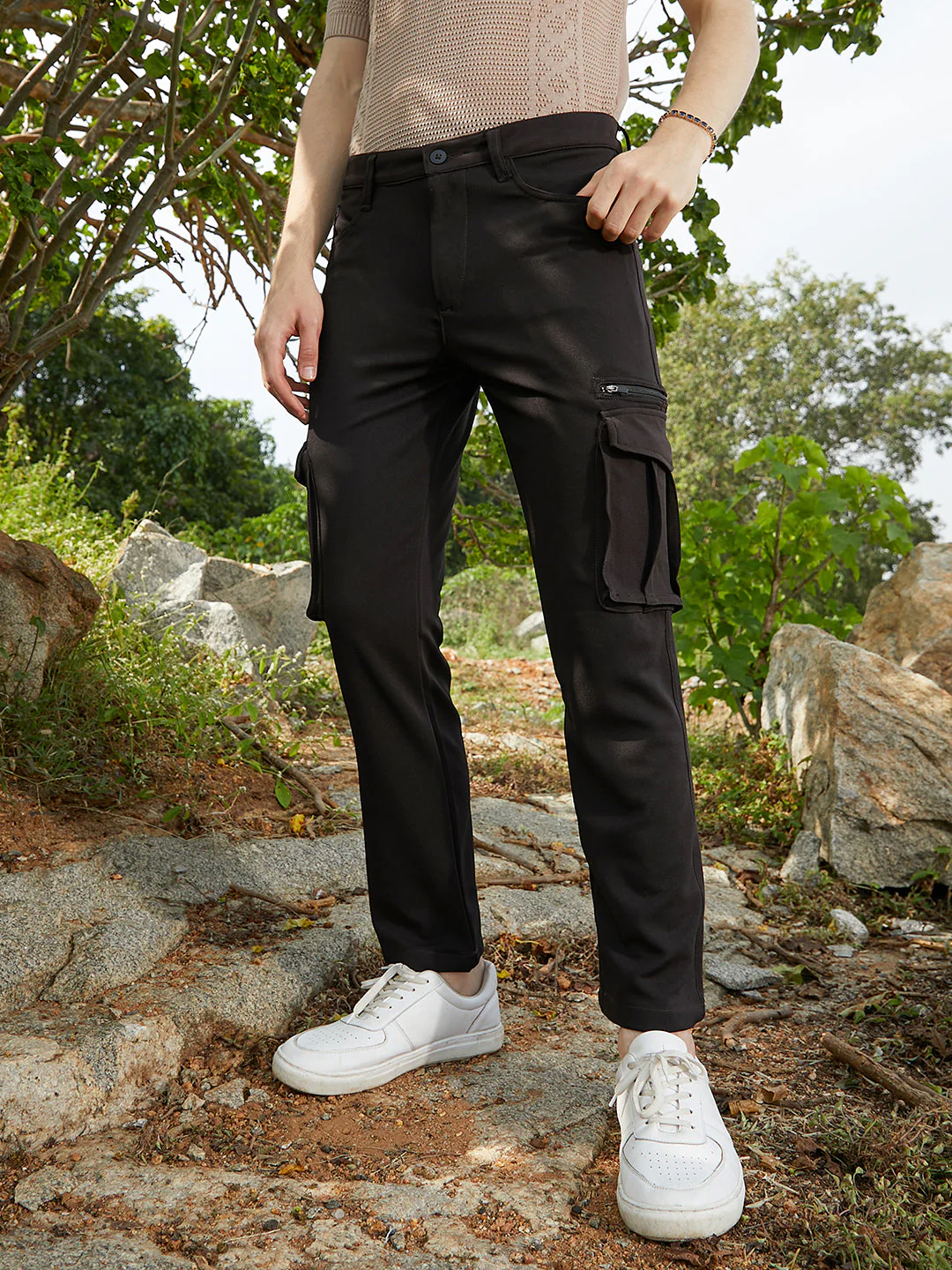 Slim-Fit Utility Trousers