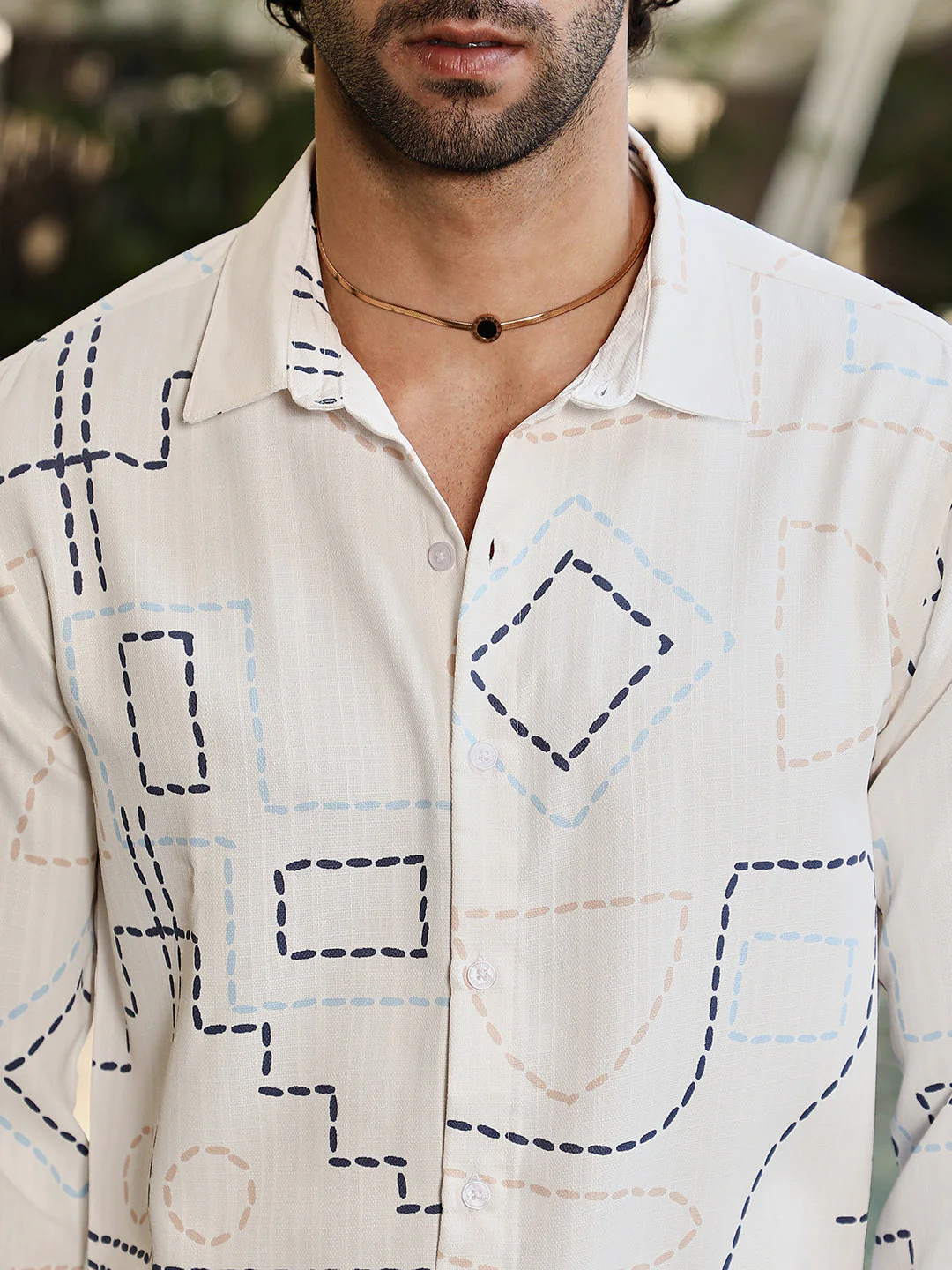 Thread-Lines Shirt - Image 7