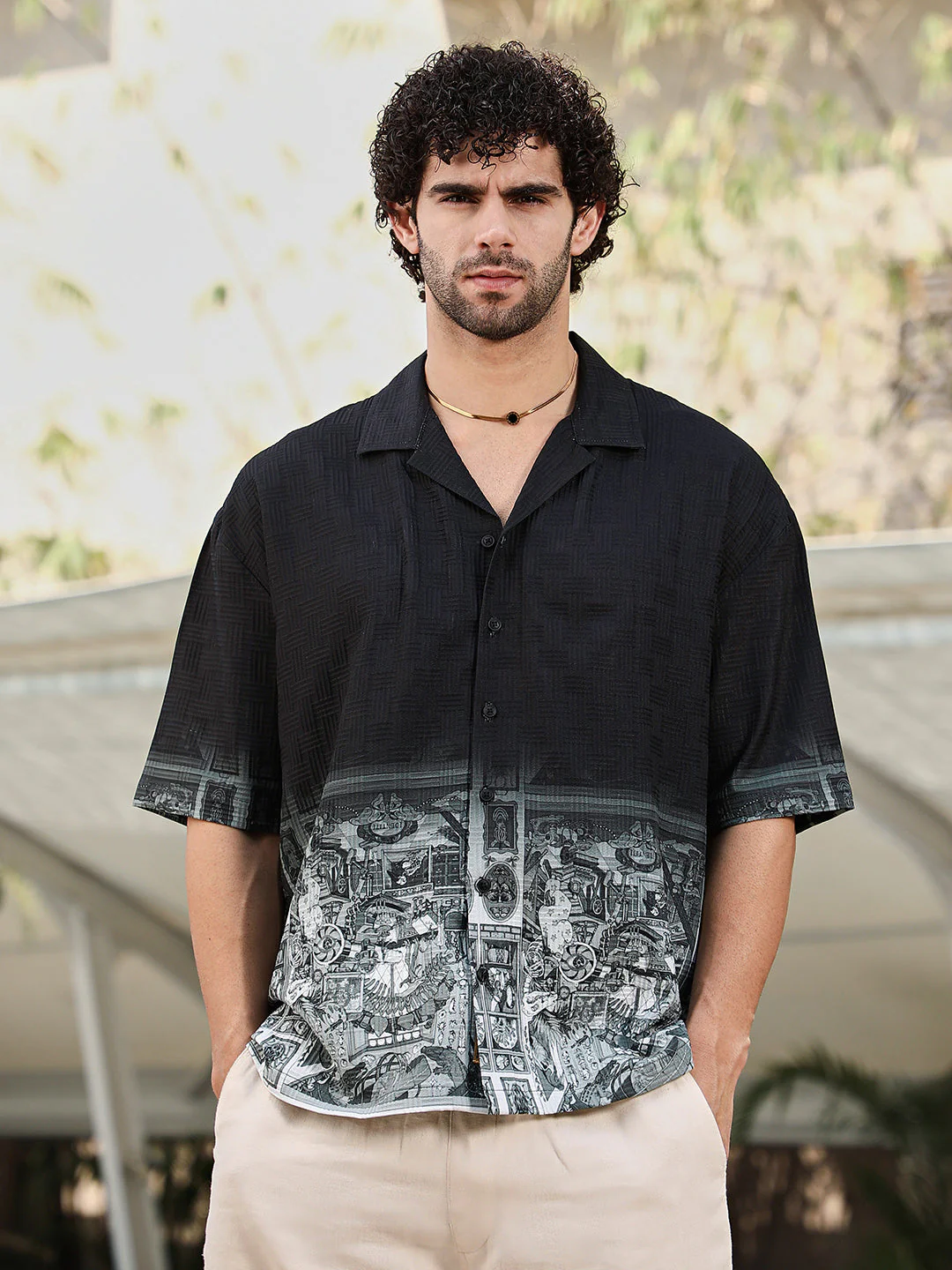 Indie-Ombre Oversized Shirt - Image 2