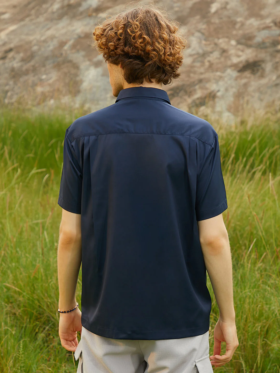 Satin Oversized Shirt - Image 4