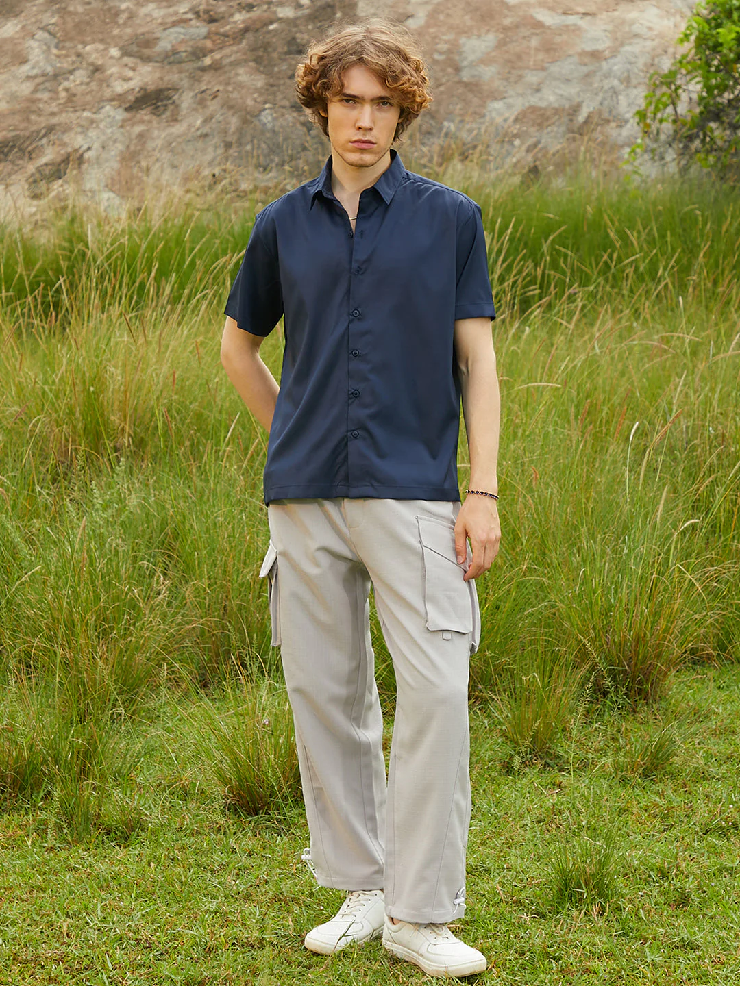 Satin Oversized Shirt - Image 5