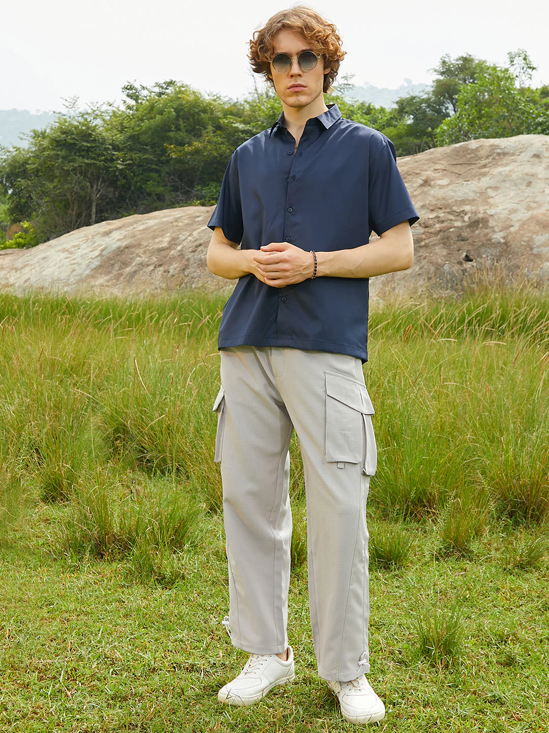 Satin Oversized Shirt - Image 6